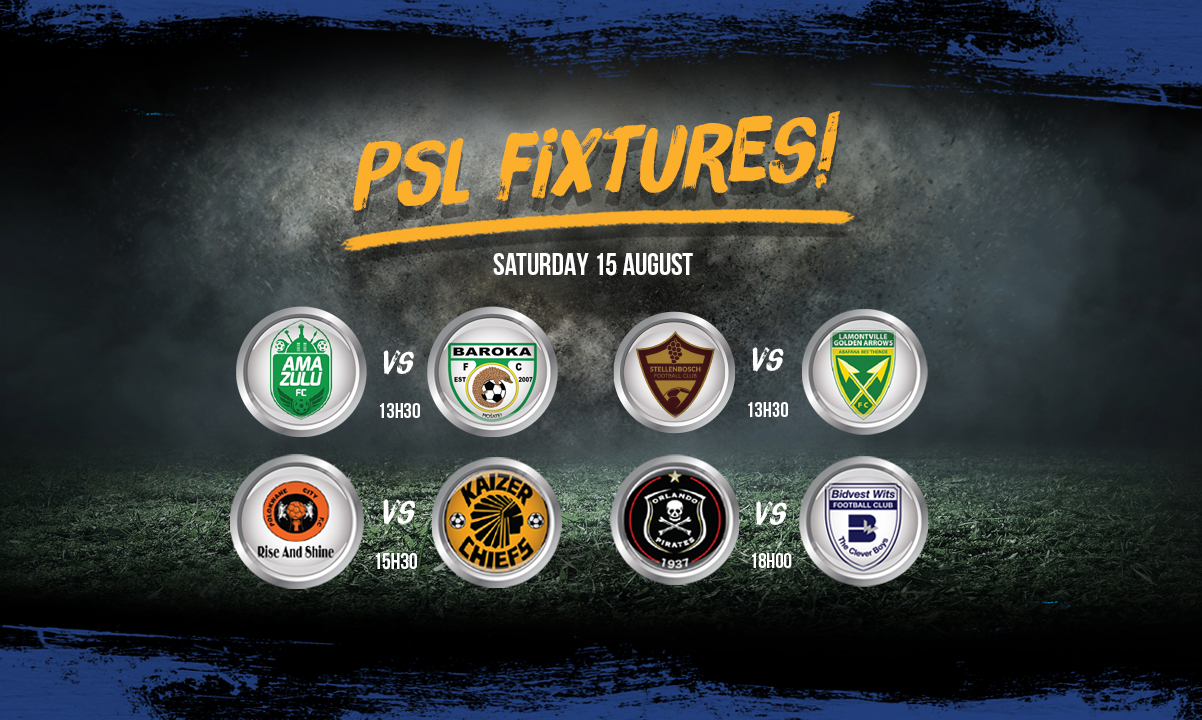 PSL Fixtures 15 August