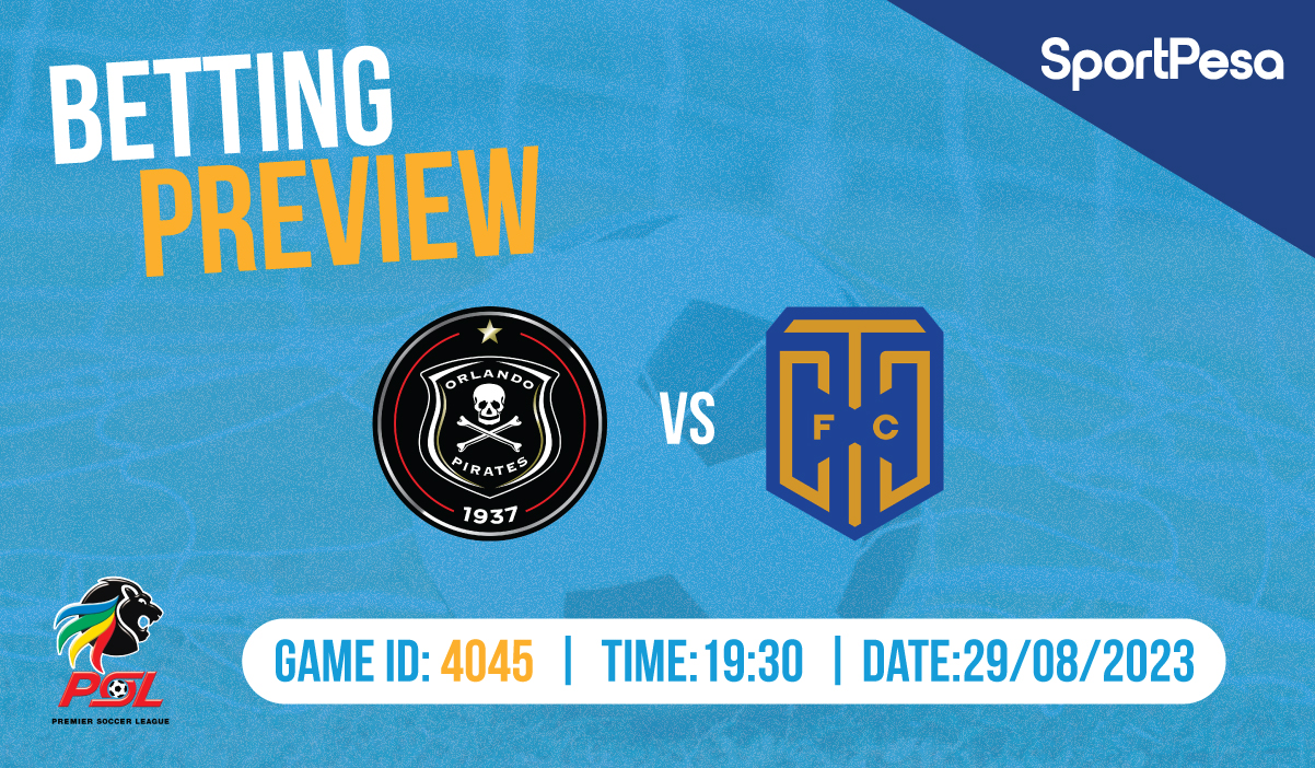 PSL Betting Orlando Pirates Cape Town City