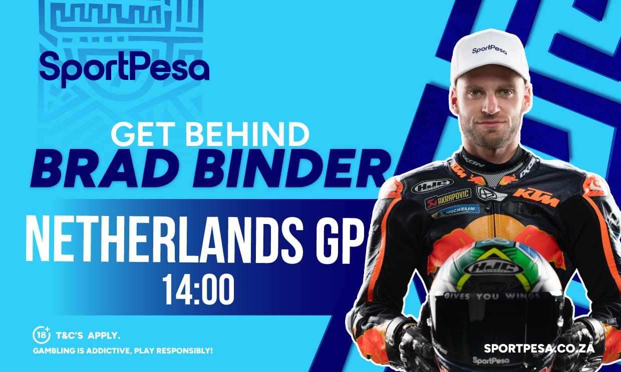 Brad Binder on his #33 KTM at the TT Circuit Assen